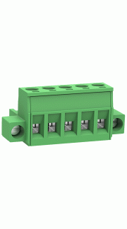 ETB42050G000 Клемник розривний 5 контактів на дріт з кріпленням, 300В 10A, крок 5,08 мм