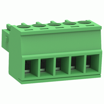 ETB85050G000 Клемник розривний 5 контактів на дріт, 300В 6A, крок 3,5 мм