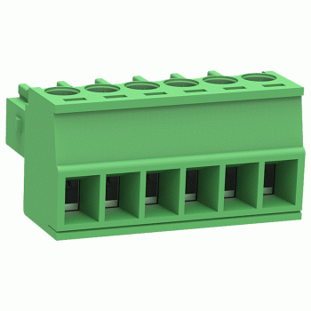 ETB85060G000 Клемник розривний 6 контактів на дріт, 300В 6A, крок 3,5 мм