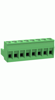 ETB41080G000 Клемник розривний 8 контактів на дріт, 300В 10A, крок 5,08 мм