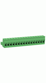 GSP001-5.08-16P-11-00A(H) Клемник розривний 16 контактів на дріт, 300В 16A, крок 5,08 мм