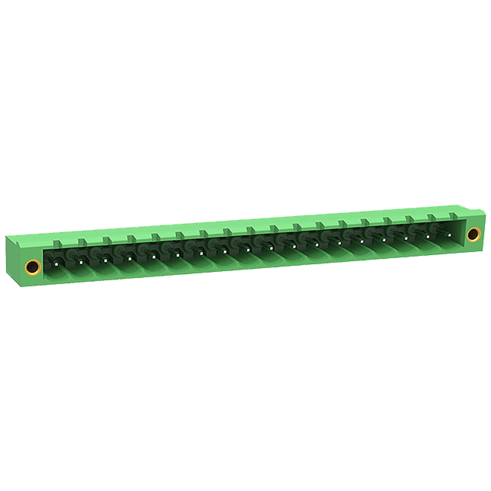 GSP001RW-5.08-18P Відповідна частина до клемника GSP001ZW-5.08-18P, прямий кут, з кріпленням GSP001RW-5.08-18P Відповідна частина до клемника GSP001ZW-5.08-18P, прямий кут, з кріпленням