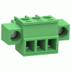 GSP002W-3.5-03P-11-00A(H) Клемник розривний 3 контакта на дріт з кріпленням, 300В 8A, крок 3,5 мм GSP002W-3.5-03P-11-00A(H) Клемник розривний 3 контакта на дріт з кріпленням, 300В 8A, крок 3,5 мм