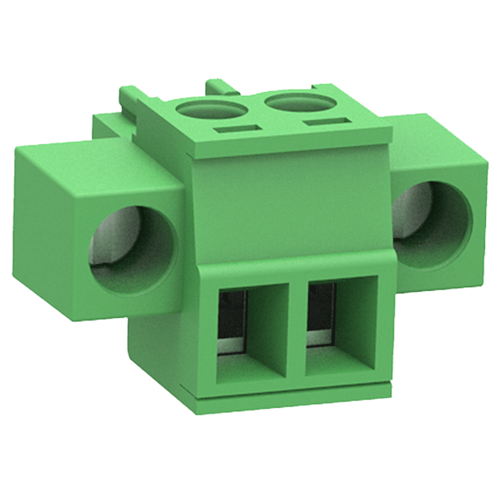 GSP002W-3.5-02P-11-00A(H) Клемник розривний 2 контакта на дріт з кріпленням, 300В 8A, крок 3,5 мм GSP002W-3.5-02P-11-00A(H) Клемник розривний 2 контакта на дріт з кріпленням, 300В 8A, крок 3,5 мм