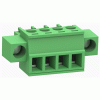 GSP002W-3.5-04P-11-00A(H) Клемник розривний 4 контакта на дріт з кріпленням, 300В 8A, крок 3,5 мм GSP002W-3.5-04P-11-00A(H) Клемник розривний 4 контакта на дріт з кріпленням, 300В 8A, крок 3,5 мм