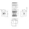 GSP002RH-3.5-2х14P-11-00A(H) Відповідна частина до клемника GSP002-3.5-14P, прямий кут