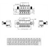 GSP002W-3.5-04P-11-00A(H) Клемник розривний 4 контакта на дріт з кріпленням, 300В 8A, крок 3,5 мм GSP002W-3.5-04P-11-00A(H) Клемник розривний 4 контакта на дріт з кріпленням, 300В 8A, крок 3,5 мм