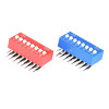 SWD1-8R DIP-перемикач 8 позицій, прямий кут SWD1-8R DIP-перемикач 8 позицій, прямий кут