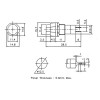 PSW-6A Кнопка восьмикутня d=12 мм, (125В 3А), кріплення гайка, з фіксацією (червона, чорна) PSW-6A Кнопка восьмикутня d=12 мм, (125В 3А), кріплення гайка, з фіксацією (червона, чорна)