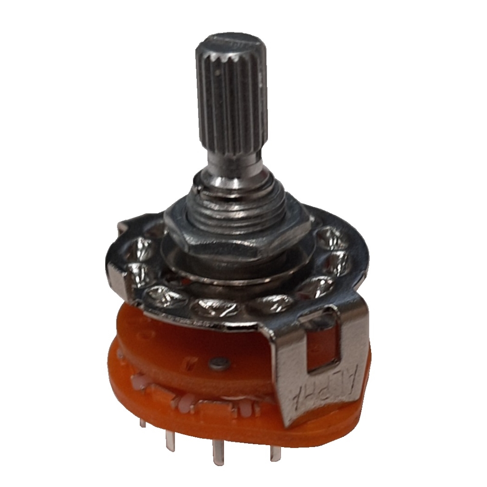SR2512F-0206-19KOA-C9-N Галетний перемикач SR2512F-0206-19KOA-C9-N Галетний перемикач