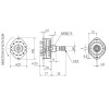 SR2512F-0206-19KOA-C9-N Галетний перемикач SR2512F-0206-19KOA-C9-N Галетний перемикач
