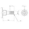 SR2512F-0206-19KOA-C9-N Галетний перемикач SR2512F-0206-19KOA-C9-N Галетний перемикач