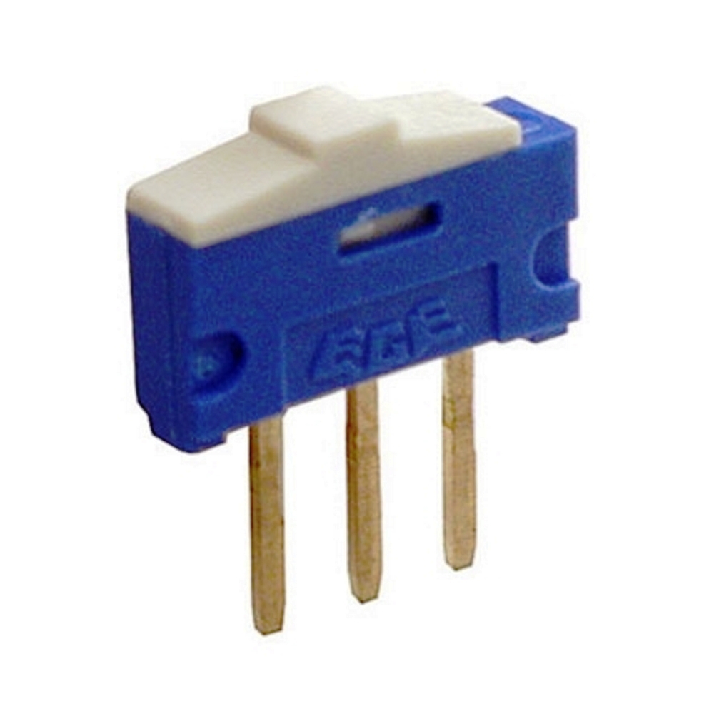 ESP-1010 Перемикач зсувний 3 контакти, на плату, крок 2.54 мм ESP-1010 Перемикач зсувний 3 контакти, на плату, крок 2.54 мм