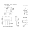 ESP-1010 Перемикач зсувний 3 контакти, на плату, крок 2.54 мм ESP-1010 Перемикач зсувний 3 контакти, на плату, крок 2.54 мм