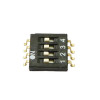 EHS104LD DIP-перемикач 4 позиції, крок 1,27мм, для SMD монтажу EHS104LD DIP-перемикач 4 позиції, крок 1,27мм, для SMD монтажу