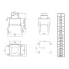 KLS7-TS6601-15-180 Кнопка тактова, 6х6 мм, l=15 мм KLS7-TS6601-15-180 Кнопка тактова, 6х6 мм, l=15 мм